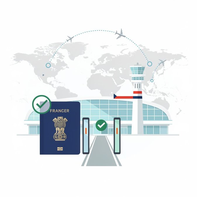 La France active le transit aéroportuaire sans visa pour les ressortissants indiens
