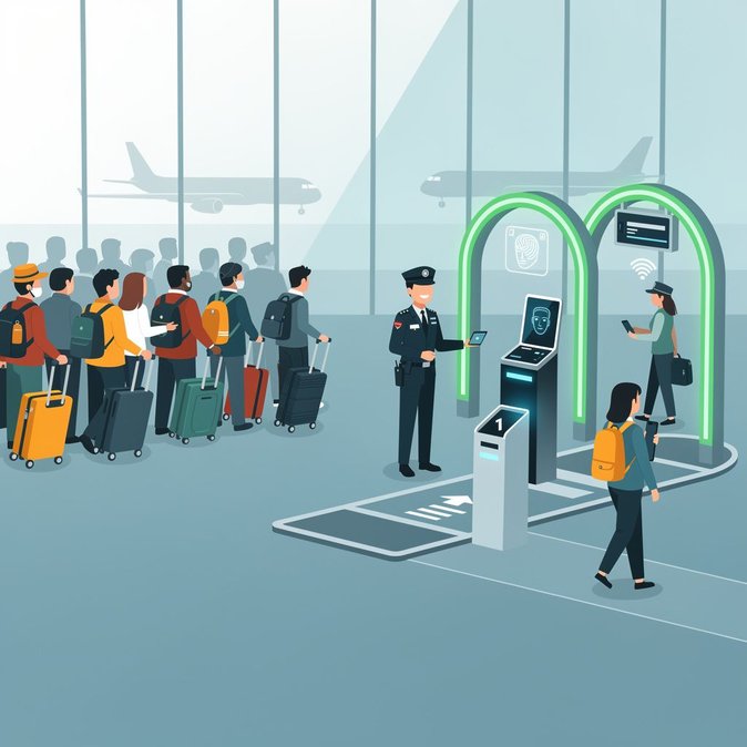 وكالة أمن النقل تتوقع عبور 3 ملايين مسافر في يوم واحد وتوسع استخدام تقنية التعرف البيومتري بدون لمس