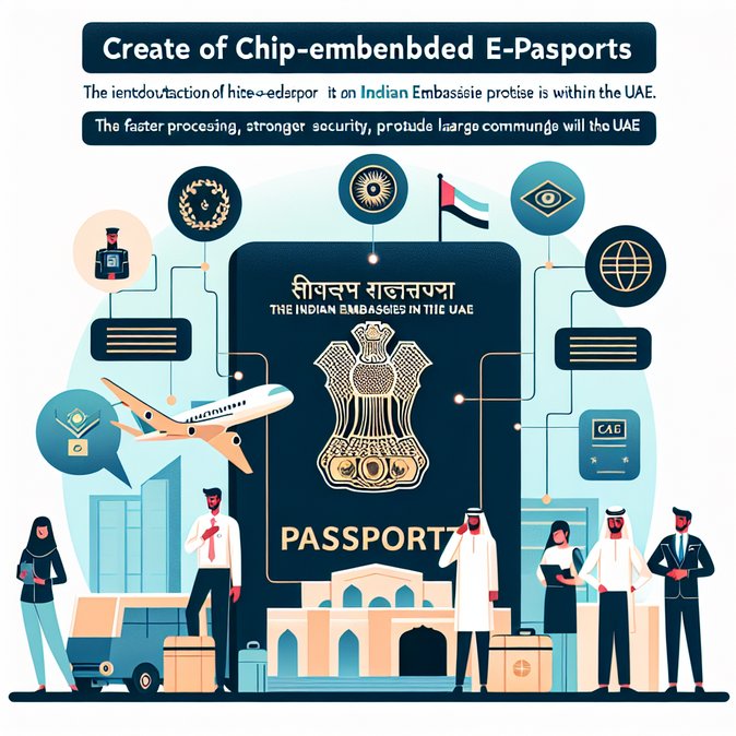 Indian Missions in UAE Launch Chip-Embedded E-Passports Under Passport Seva 2.0