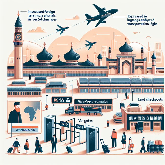 Xinjiang Reports 35 % Jump in Visa-Free Entries in Q1 as Air Links Expand
