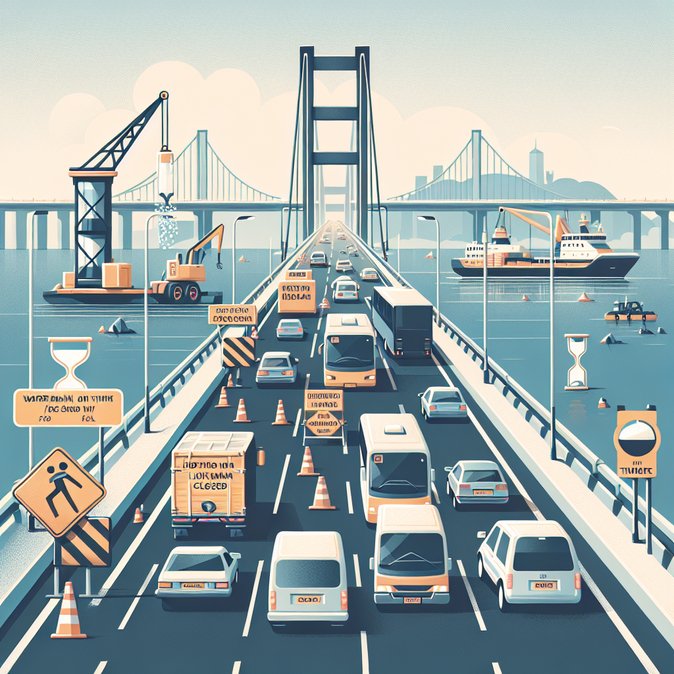 Lane closures on Hong Kong–Zhuhai–Macao Bridge link road may slow cross-border traffic until late June