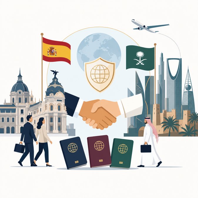 Spain and Saudi Arabia Agree Mutual Visa-Free Access for Diplomatic and Service Passports