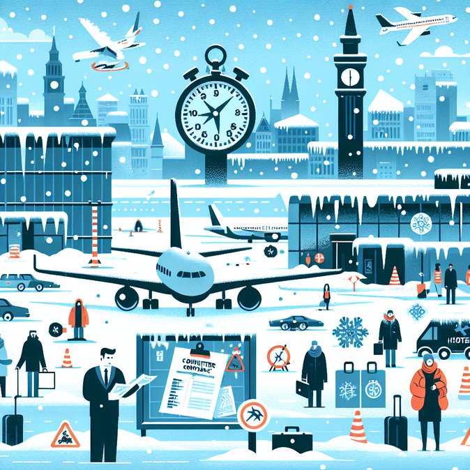 Winter Storm Grounds Dozens of Flights—Vienna Routes Among Europe’s Hardest Hit