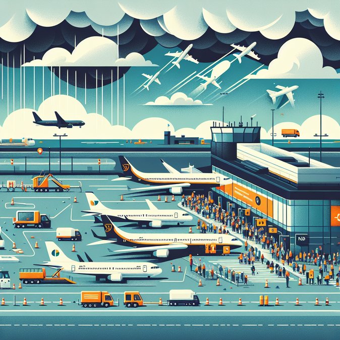 Weather and Staffing Shortages Trigger 123 Flight Delays at Dublin Airport