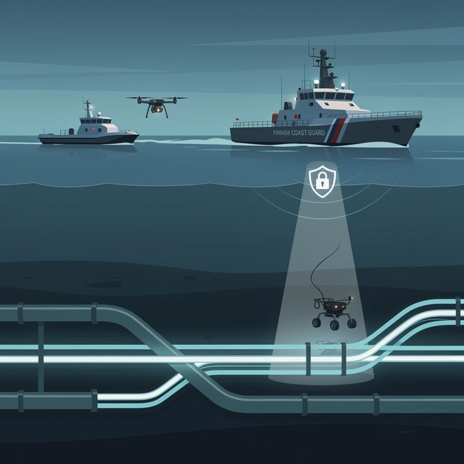 La Finlande va renforcer les pouvoirs de sa garde-frontière pour protéger les infrastructures sous-marines