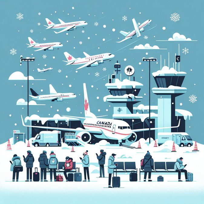 Winter storm disrupts air travel across Montreal, Toronto and Atlantic Canada