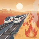 Wildfires Disrupt Rail Corridors; Viareggio–Prato and Rome–Formia Lines Reopen
