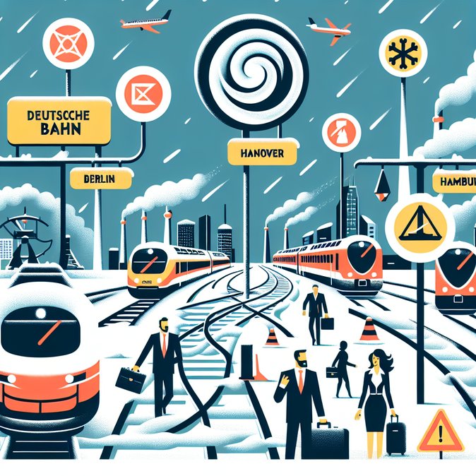 Winter storm ‘Elli’ forces Deutsche Bahn to shut down long-distance rail in northern Germany