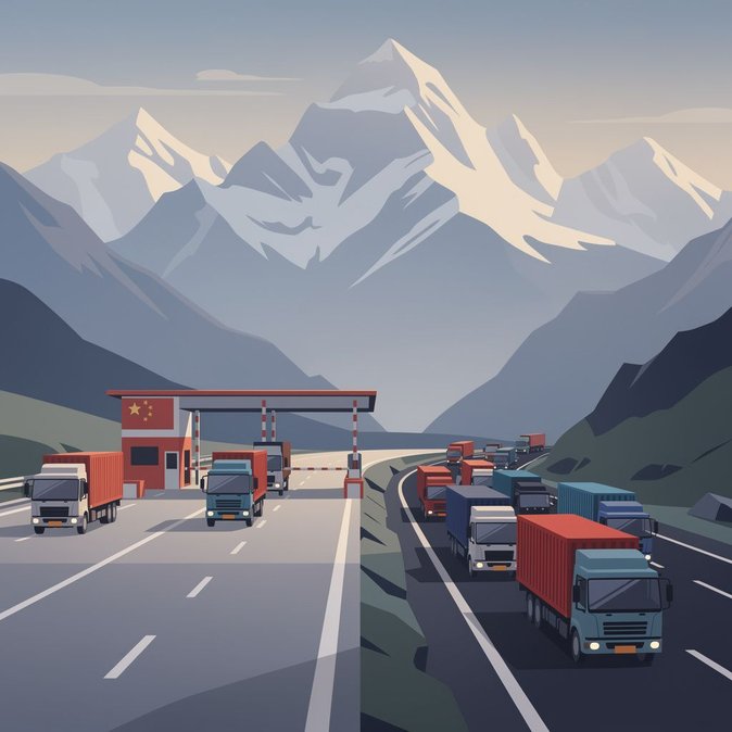 China temporarily reopens Tatopani crossing, easing Nepal trade bottleneck for Dashain