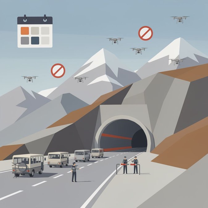 Atal Tunnel declared temporary ‘no-drone zone’ ahead of Presidential visit