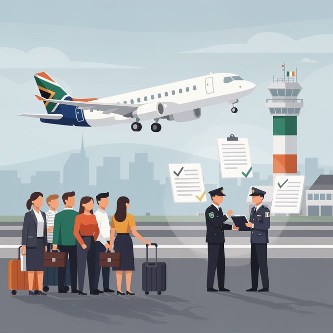 42 South-African citizens removed from Ireland on special charter flight