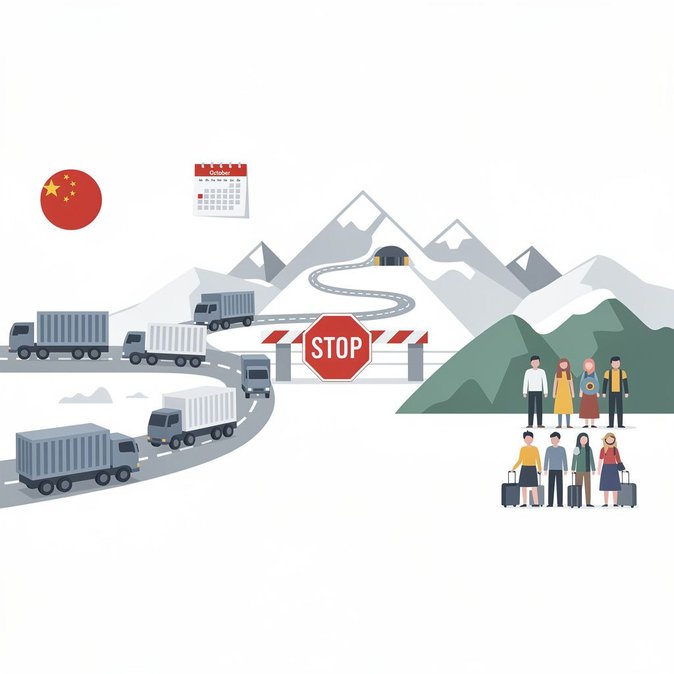 Khunjerab Pass Closed for National Day: Trade and Travel Halted Until 5 October