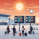 Olas de calor extremo provocan retrasos en 521 vuelos en los aeropuertos de París-CDG y Niza