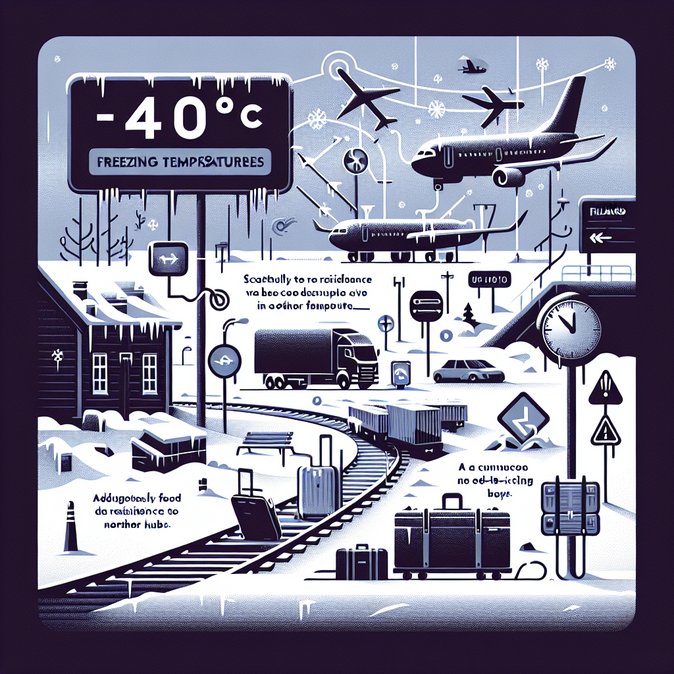 Deep Freeze Grounds Flights Across Finland, Disrupting Business Travel