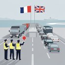 La policía fronteriza de Calais organiza una ‘barbacoa de la ira’ por la falta de recursos para los controles migratorios