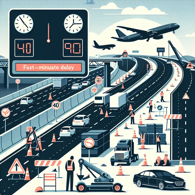 Roadworks choke Larnaca–Nicosia motorway, prompting travel-time warnings for flyers