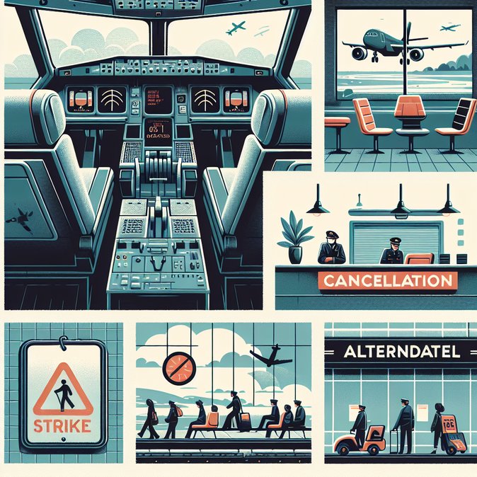 ثمان إضرابات ليوم واحد تعطل 300 رحلة لشركة فين إير في ديسمبر مع تعثر مفاوضات الأجور