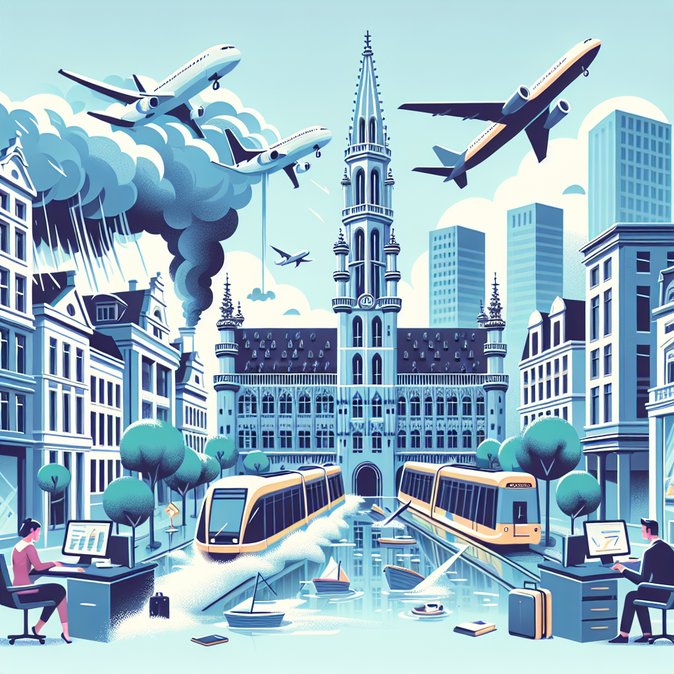 Storm Benjamin Aftermath: Public Transport & Commuter Routes Disrupted Across Brussels