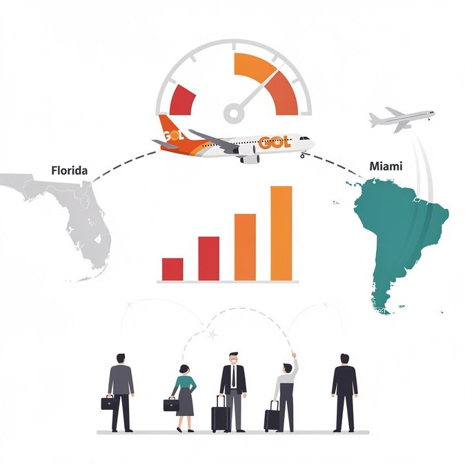 High fuel prices force GOL to axe Florida route and cut domestic capacity