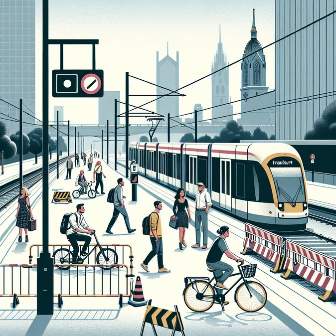 Frankfurt U-Bahn and tram network paralysed by Verdi one-day strike