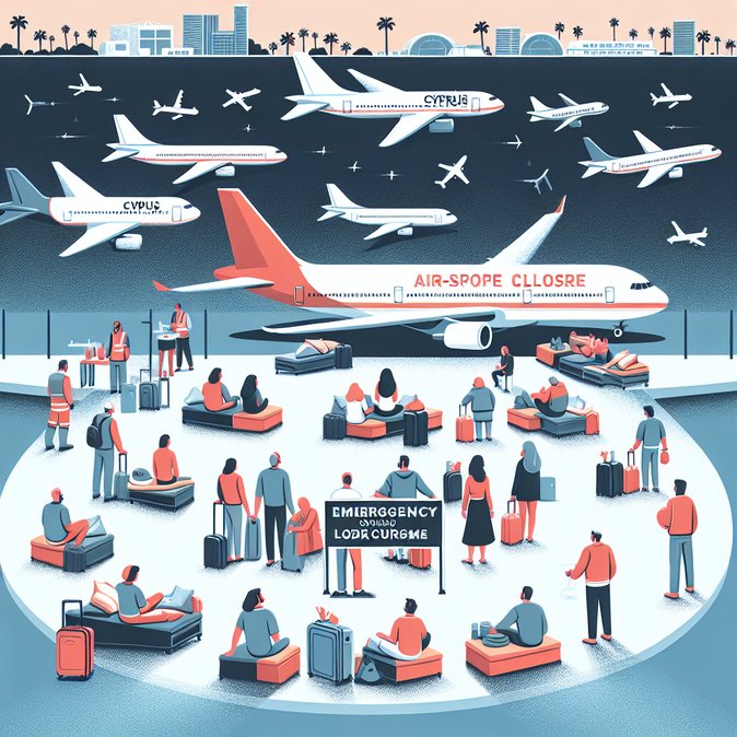 Thirty Israel-Bound Flights Diverted to Cyprus, Emergency ‘Estia’ Lodging Activated