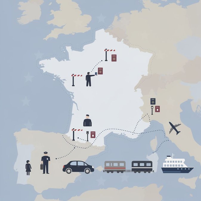 Francia Mantendrá los Controles en sus Fronteras Internas Schengen Hasta el 31 de Octubre