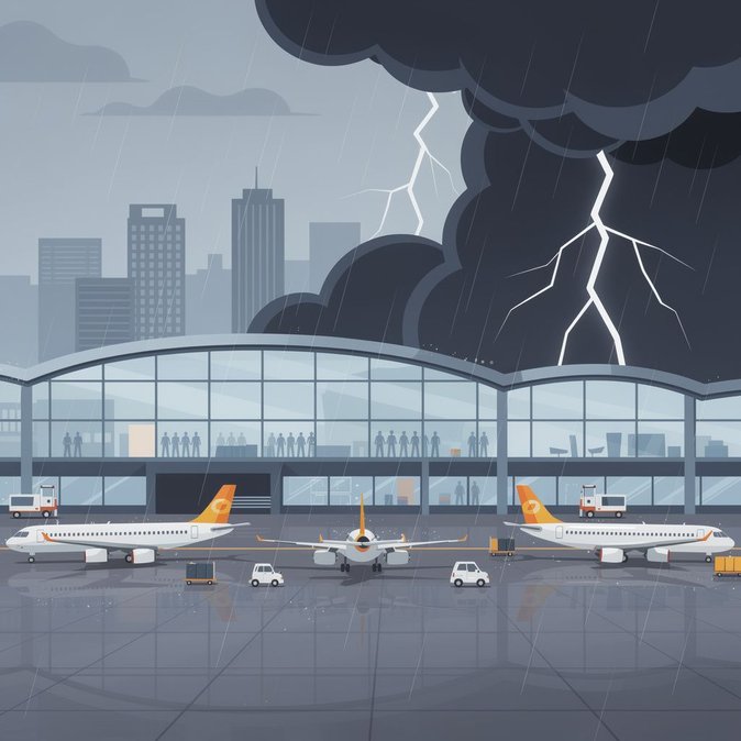 De fortes pluies entraînent l'annulation de plus de 300 vols à l'aéroport O'Hare de Chicago, perturbant les itinéraires à l'échelle nationale
