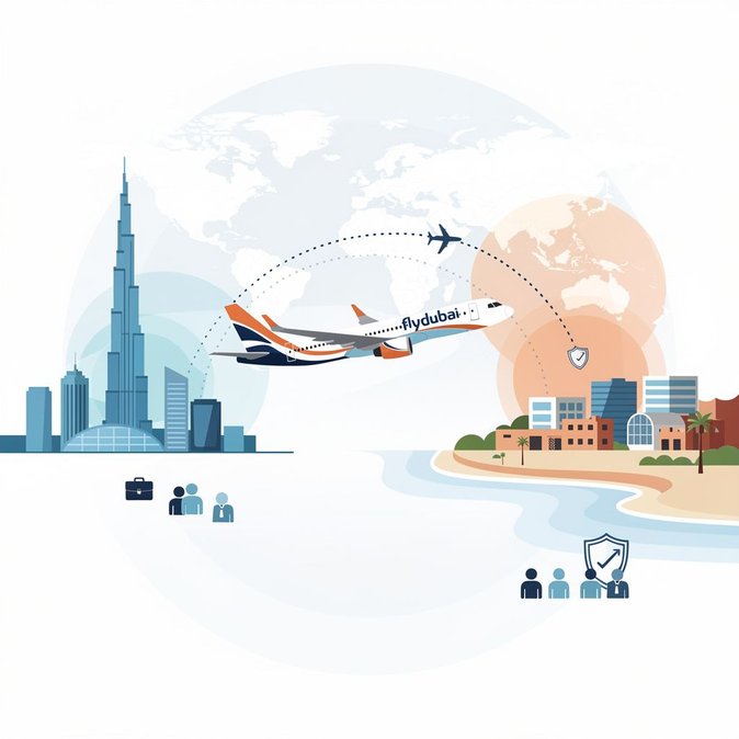 flydubai inaugure sa première liaison directe entre Dubaï et Benghazi, renforçant les échanges commerciaux entre les Émirats arabes unis et la Libye