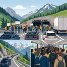 Protest shuts Brenner motorway between Germany and Italy for eight hours
