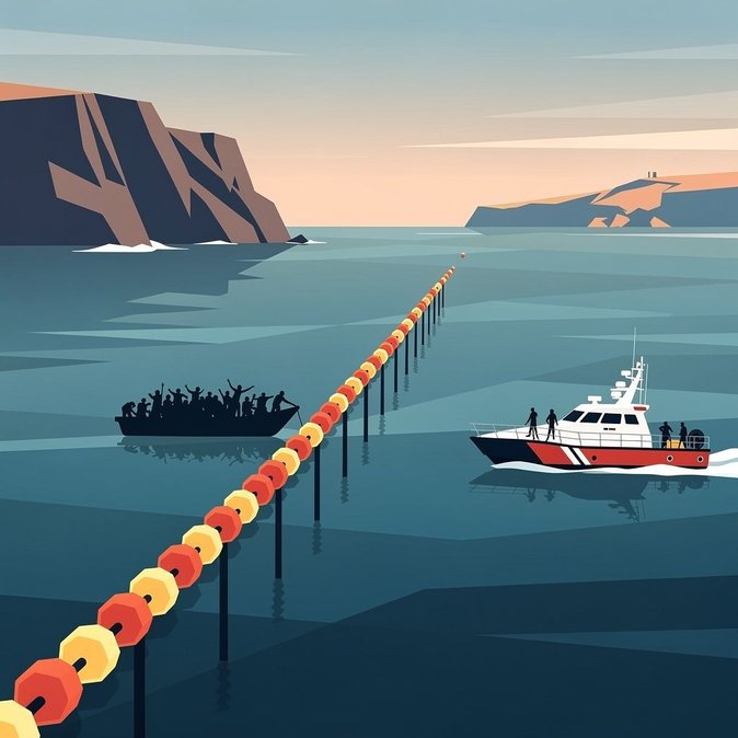 Spain Deploys Floating Sea Barrier off Ceuta After Deadly Mass Crossing