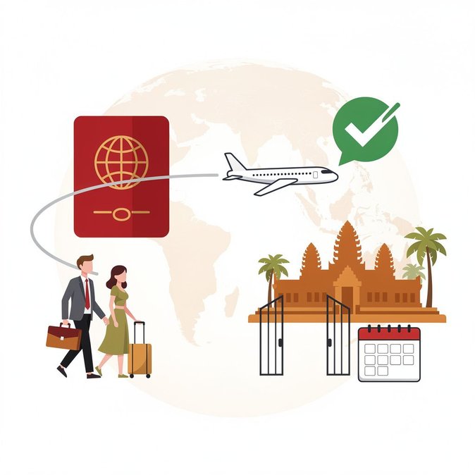 Cambodia Launches Four-Month Visa-Free Pilot for Chinese Nationals