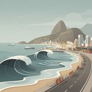 La Marine brésilienne lance une alerte aux houles : des vagues pouvant atteindre 3 m pourraient perturber les opérations portuaires et les croisières à Rio de Janeiro