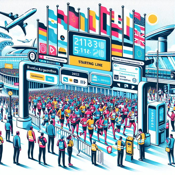 Brussels Airport Marathon brings capital to a temporary stand-still